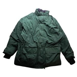 Vintage 90s Eddie Bauer Ridgeline Parka Goretex Goose Down Men 3XL Green Puffer